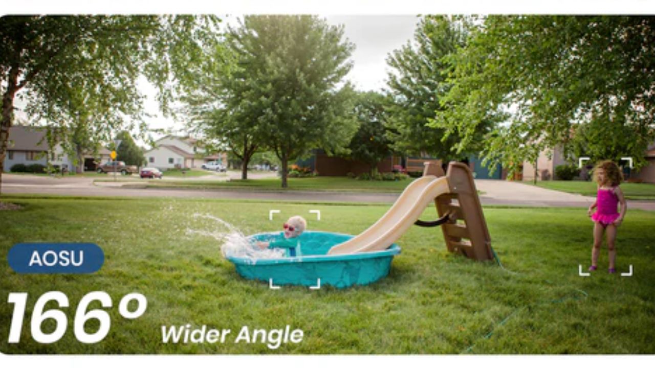 Child Monitoring: The Advantage of a 166° Wide-Angle Lens in Child Safety